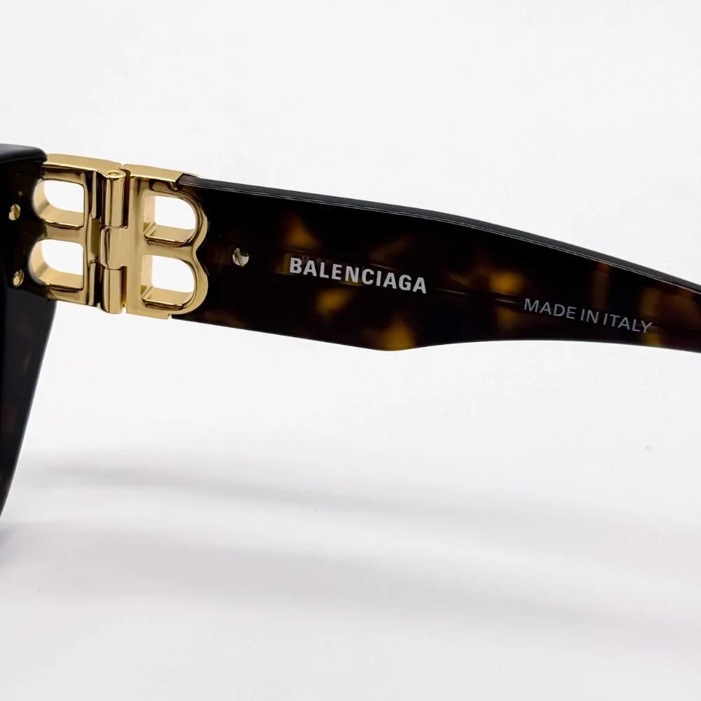 NEW BALENCIAGA BB0312O 002 HAVANA WOMEN EYEGLASSES